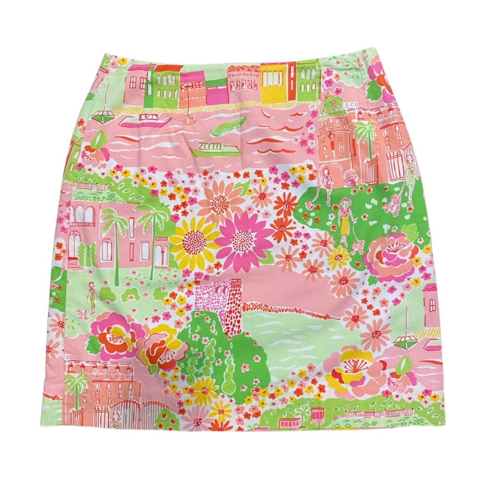 2005 Spring Le Negresco France colorful world Lilly
Pulitzer skirt . size 2